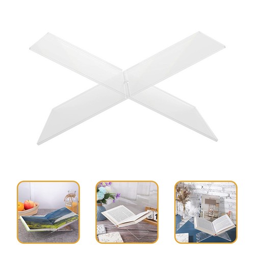 Transparent acrylic book - transparent,