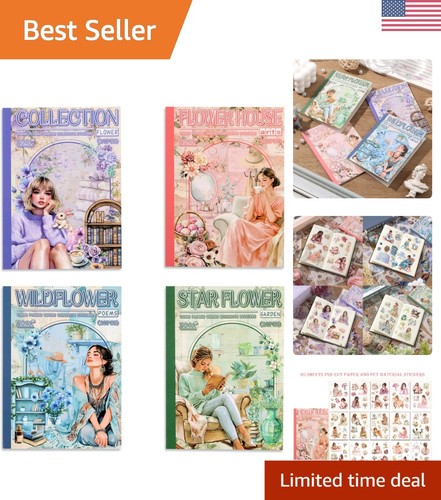 480 feminine washi stickers 4 - 480,